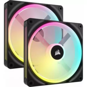 CORSAIR Kit de démarrage ventilateurs PWM 140 mm CORSAIR iCUE LINK QX140 RGB