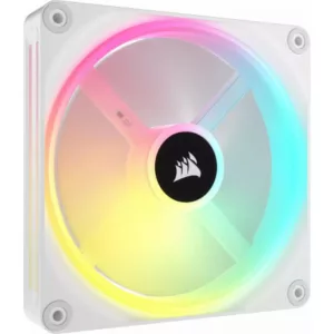 CORSAIR Kit d'extension ventilateur PWM 140 mm CORSAIR iCUE LINK QX140 RGB Blanc