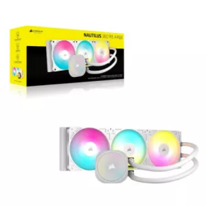 Alternative view of CORSAIR NAUTILUS 360 ARGB BLANC Liquid CPU Cooler