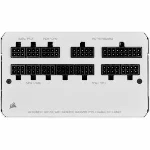 CORSAIR RM750 Full Mod 80+Gold Blanc – Image 4
