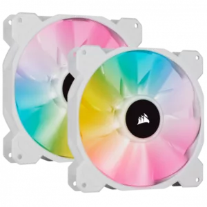 CORSAIR SP140 RGB ELITE BLANC LED Pack de 2
