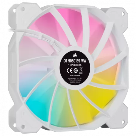 CORSAIR SP140 RGB ELITE BLANC LED Pack de 2 – Image 3