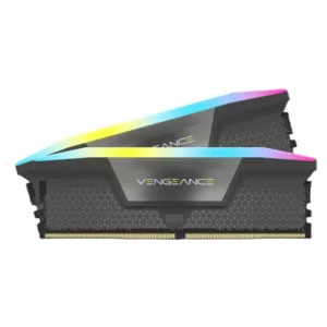 Alternative view of CORSAIR VENGEANCE RGB DDR5 6000 32G (2X16G) NOIR