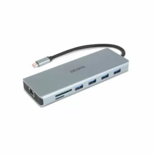 DICOTA Station d'accueil USB-C 13-in-1 4K HDMI/DP PD 100W *D32065
