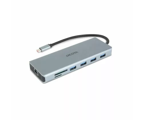 DICOTA Station d'accueil USB-C 13-in-1 4K HDMI/DP PD 100W *D32065