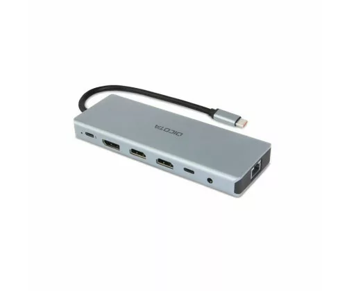 DICOTA Station d'accueil USB-C 13-in-1 4K HDMI/DP PD 100W *D32065 – Image 2