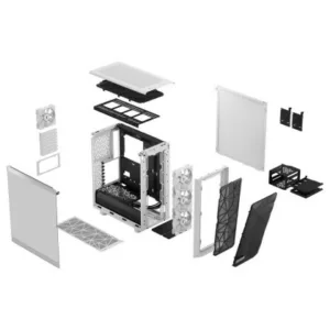 FRACTAL DESIGN AB Meshify 2 Compact RGB White TG Clear Tint – Image 4