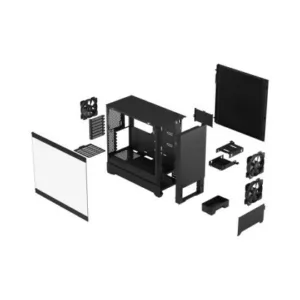 Alternative view of Fractal Design Pop Silent Black TG Clear Tint