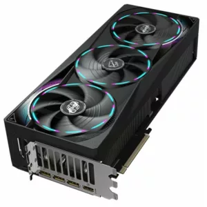 GIGABYTE AORUS GeForce RTX 5070 Ti MASTER 16G Carte Graphique - 16 Go GDDR7, 256 bits, PCI-E 5.0, 2670 MHz Core Clock, 3 x DP 2.1a, 1 x HDMI 2.1b, NVIDIA DLSS 4, GV-N507TAORUS M-16GD – Image 3