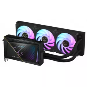 GIGABYTE AORUS GeForce RTX 5080 XTREME WATERFORCE 16G Carte Graphique - 16 Go GDDR7, 256 bits, PCI-E 5.0, 2805MHz Core Clock, 3 x DP 2.1a, 1 x HDMI 2.1b, NVIDIA DLSS 4, GV-N5080AORUSX W-16GD – Image 3