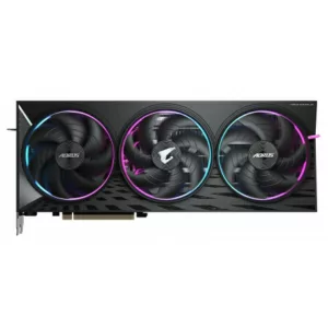 Alternative view of GIGABYTE AORUS Radeon RX 9070 XT ELITE 16G Carte Graphique - 16 Go GDDR6, 256 bits, PCI-E 5.0, 3100 MHz Fréquence du C?ur, 2 x DisplayPort, 2 x HDMI, GV-R9070XTAORUS E-16GD