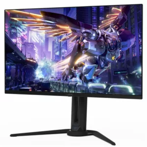 Alternative view of GIGABYTE Écran de jeu AORUS FO32U2P OLED de 32? - 3840 x 2160 (UHD), 240Hz, 0,03ms, 250 cd/m², KVM, FreeSync Premium Pro, DisplayHDR True Black 400, DisplayPort 2.1