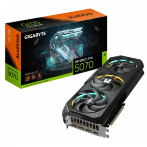 GIGABYTE GeForce RTX 5070 GAMING OC 12G Carte Graphique - 12 Go GDDR7, 192 bits, PCI-E 5.0, 2625 MHz Core Clock, 3 x DP 2.1a, 1 x HDMI 2.1b, NVIDIA DLSS 4, GV-N5070GAMING OC-12GD
