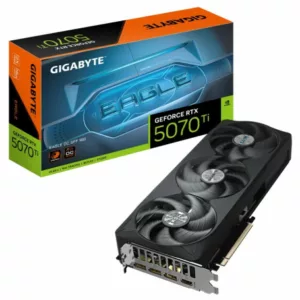 GIGABYTE GeForce RTX 5070 Ti EAGLE OC SFF 16G Carte Graphique - 16 Go GDDR7, 256 bits, PCI-E 5.0, 2542 MHz Core Clock, 3 x DP 2.1a, 1 x HDMI 2.1b, NVIDIA DLSS 4, GV-N507TEAGLE OC-16GD
