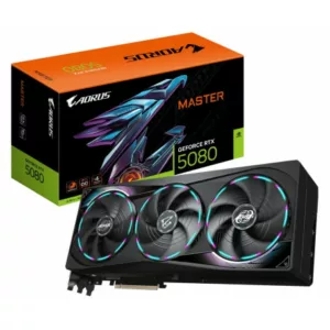 GIGABYTE GeForce RTX 5080 GAMING OC 16G Carte Graphique - 16GB GDDR7, 256 bits, PCI-E 5.0, 2805MHz Core Clock, 3 x DisplayPort, 1 x HDMI, GV-N5080AORUS M-16GD