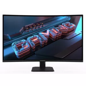 GIGABYTE GS32QCA 31,5" Moniteur Gaming Incurvé QHD - 2560 x 1440, 180Hz, 1ms, 250 cd/m², FreeSync, HDR Ready, HDMI 2.0, DisplayPort 1.4
