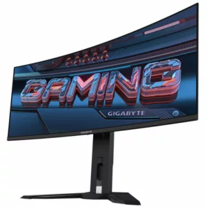 Alternative view of GIGABYTE Moniteur de jeu courbé OLED WQHD MO34WQC2 de 34" - 3440 x 1440, 240Hz, 0.03ms, KVM, 250 cd/m², FreeSync Premium Pro, DisplayHDR True Black 400, HDMI 2.1, Displayport 1.4