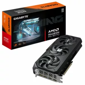 GIGABYTE Radeon RX 9070 GAMING OC 16G Carte Graphique - 16 Go GDDR6, 256 bits, PCI-E 5.0, 2700 MHz Fréquence du C?ur, 2 x DisplayPort, 2 x HDMI, GV-R9070GAMING OC-16GD