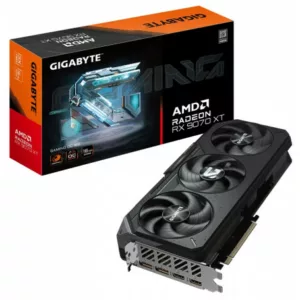 GIGABYTE Radeon RX 9070 XT GAMING OC 16G Carte Graphique - 16 Go GDDR6, 256 bits, PCI-E 5.0, 3060 MHz Fréquence du C?ur, 2 x DisplayPort, 2 x HDMI, GV-R9070XTGAMING OC-16GD