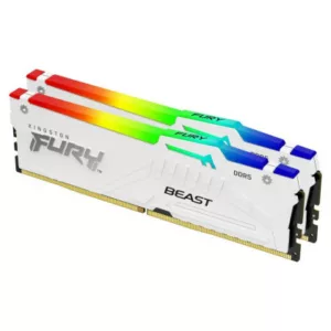KINGSTON 32G (2x16G) D5 6000Mhz FURY Beast White RGB EXPO*KF560C36BWE2AK2-32