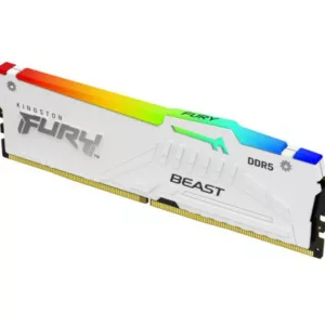 Alternative view of KINGSTON 32G (2x16G) D5 6000Mhz FURY Beast White RGB EXPO*KF560C36BWE2AK2-32