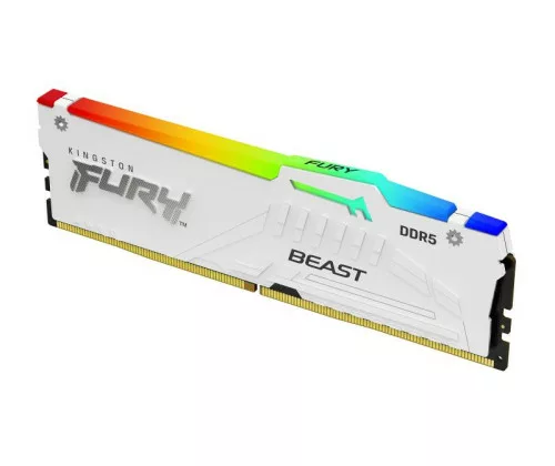 KINGSTON 32G (2x16G) D5 6000Mhz FURY Beast White RGB EXPO*KF560C36BWE2AK2-32 – Image 2