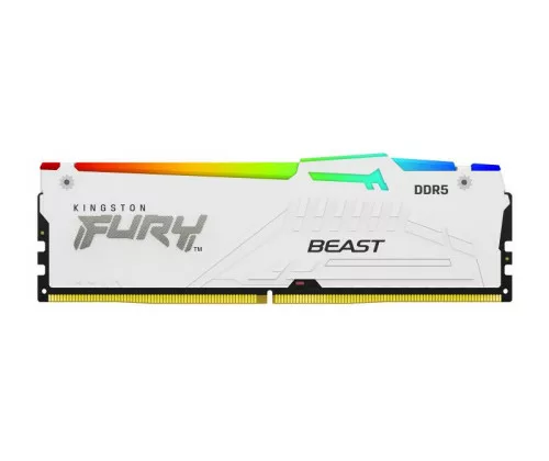 KINGSTON 32G (2x16G) D5 6000Mhz FURY Beast White RGB EXPO*KF560C36BWE2AK2-32 – Image 3