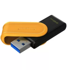 KINGSTON 512GB Portable USB 3.2 Gen 1 DataTraveler Exodia S (Black/Yellow) – Image 2