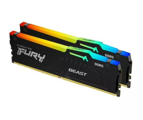 KINGSTON 64G (2x32G) D5 5600Mhz FURY BEAST RBG XMP