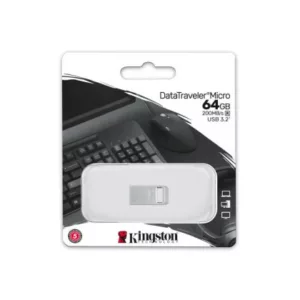 KINGSTON 64GB DataTraveler Micro 200MB/s Metal USB 3.2 Gen 1 – Image 4