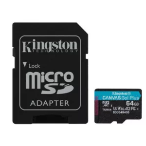 KINGSTON Canvas Go Plus Gen4 200MB/s A2 U3 V30 Card + Adapter