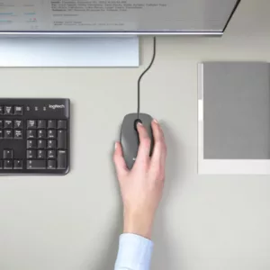 Alternative view of Logitech M100 souris Ambidextre USB Type-A Optique 1000 DPI