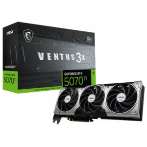 MSI GeForce RTX 5070 Ti 16G VENTUS 3X OC NVIDIA 16 Go GDDR7