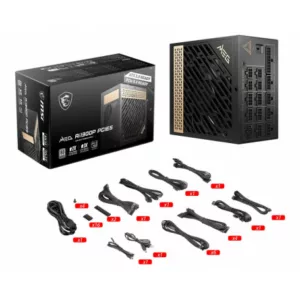 MSI MEG Ai1300P PCIE5 - ATX 3.0 - 80Plus PLATINIUM – Image 4