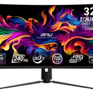 MSI MPG 321CURX QD-OLED écran plat de PC 80 cm (31.5") 3840 x 2160 pixels 4K Ultra HD Noirecra