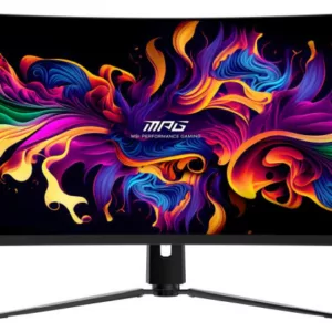 Alternative view of MSI MPG 321CURX QD-OLED écran plat de PC 80 cm (31.5") 3840 x 2160 pixels 4K Ultra HD Noirecra