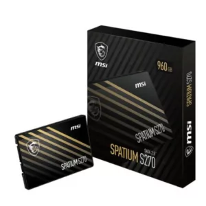 MSI SPATIUM S270 SATA 2.5 960GB disque SSD 2.5" 960 Go Série ATA III 3D NAND