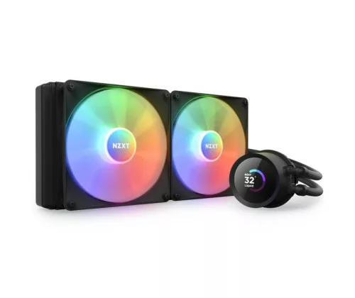 NZXT Kraken 280 RGB Processeur Refroidisseur de liquide tout-en-un 14 cm Noir 1 pièce(s)