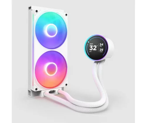 NZXT Kraken Elite 280 RGB Processeur Refroidisseur de liquide tout-en-un 14 cm Blanc 1 pièce(s) – Image 2