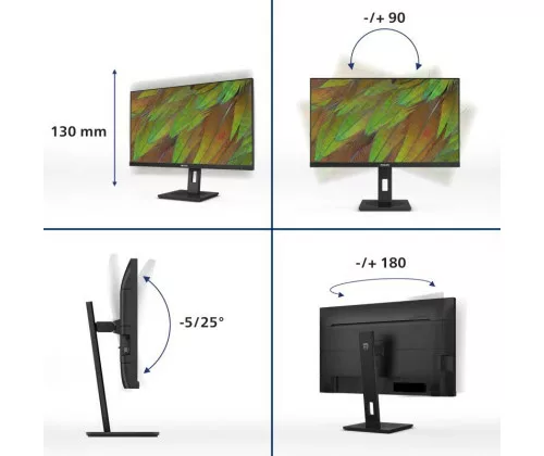 Philips 3000 series 27B1U3900/00 écran plat de PC 68,6 cm (27") 3840 x 2160 pixels 4K Ultra HD LCD Noir – Image 3