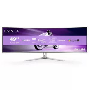 Philips 49M2C8900/00 écran plat de PC 124,2 cm (48.9") 5120 x 1440 pixels Blanc