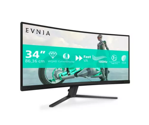 Philips Evnia 34M2C3500L/00 écran plat de PC 86,4 cm (34") 3440 x 1440 pixels Wide Quad HD LCD Noir – Image 3