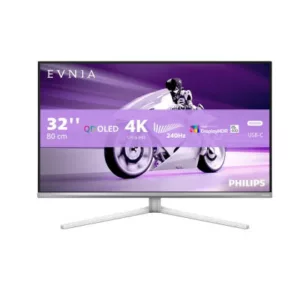 Philips Evnia 8000 32M2N8900/00 écran plat de PC 80 cm (31.5") 3840 x 2160 pixels 4K Ultra HD QDOLED Blanc