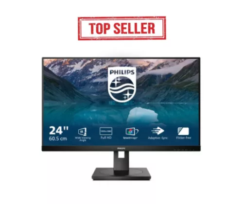 Philips S Line 242S9JML/00 LED display 61 cm (24") 1920 x 1080 pixels Full HD LCD Noir
