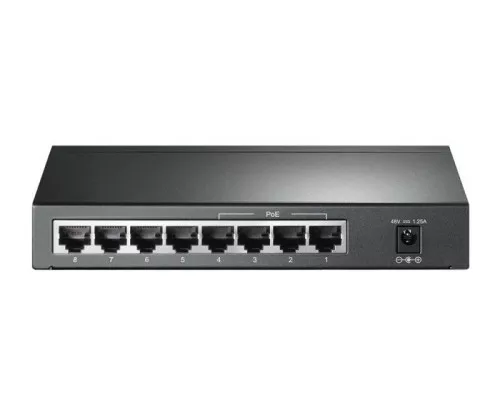 TP-Link TL-SG1008P Gigabit Ethernet (10/100/1000) Connexion Ethernet, supportant l'alimentation via ce port (PoE) Gris – Image 4
