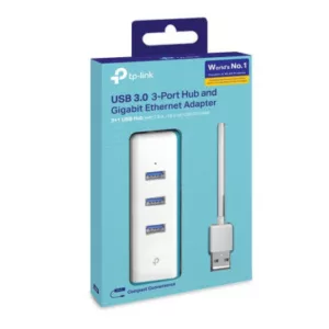 TP-Link UE330 - Adaptateur USB / Ethernet Gigabit avec Hub 3 ports USB 3.0 – Image 4