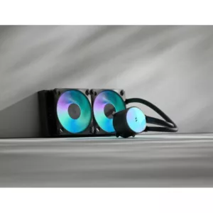 Alternative view of Fractal Design Radius 240 RGB Black Processeur Refroidisseur de liquide tout-en-un 12 cm Noir 1 pièce(s)