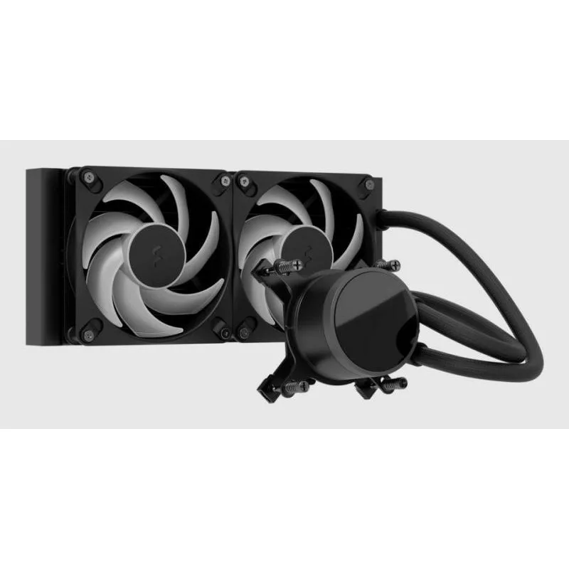 Fractal Design Radius 240 RGB Black Processeur Refroidisseur de liquide tout-en-un 12 cm Noir 1 pièce(s) – Image 3