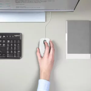 Alternative view of Logitech M100 USB Blanc