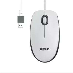 Logitech M100 USB Blanc – Image 3